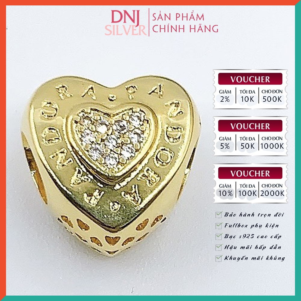 Vòng tay charm bạc 925 cao cấp - Bộ Vòng charm Chú Ong chăm chỉ với tình yêu công việc - Vòng tay dành cho nam và nữ