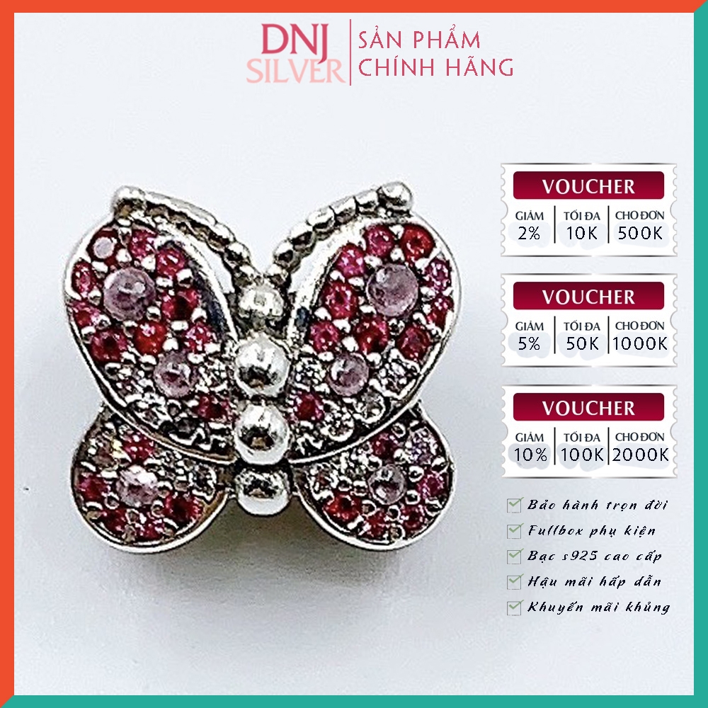 Vòng tay charm bạc 925 cao cấp - Bộ Vòng charm Phượng Hoàng rực rỡ và kiêu hãnh - Vòng tay dành cho nam và nữ