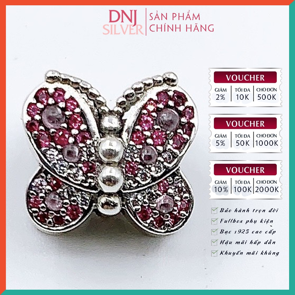 Vòng tay charm bạc 925 cao cấp - Bộ Vòng Charm Thanh xuân rực rỡ, Tình yêu và Khát vọng - Vòng tay dành cho nam và nữ