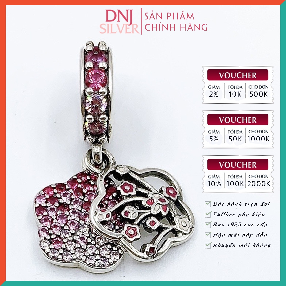 Vòng tay charm bạc 925 cao cấp - Bộ Vòng Charm Thanh xuân rực rỡ, Tình yêu và Khát vọng - Vòng tay dành cho nam và nữ
