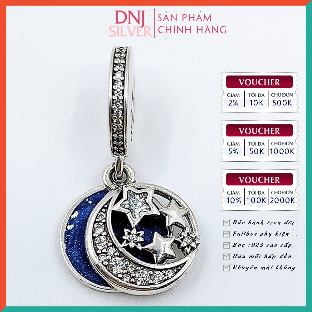 Vòng tay charm bạc 925 cao cấp - Bộ Vòng Charm Khát vọng đến ước mơ, Những chân trời mới - Vòng tay dành cho nam và nữ