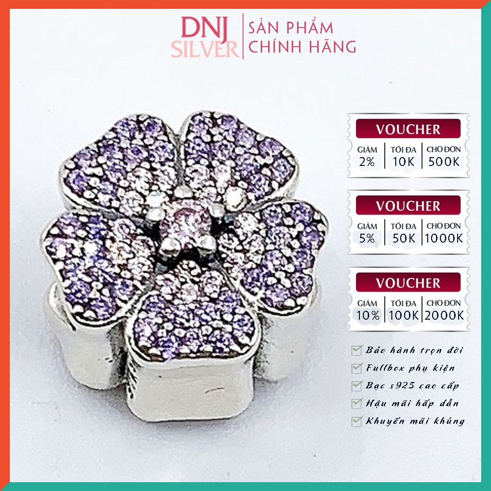 Vòng tay charm bạc 925 cao cấp - Bộ Vòng charm Khát vọng về tình yêu vĩnh cửu và May mắn - Vòng tay dành cho nam và nữ