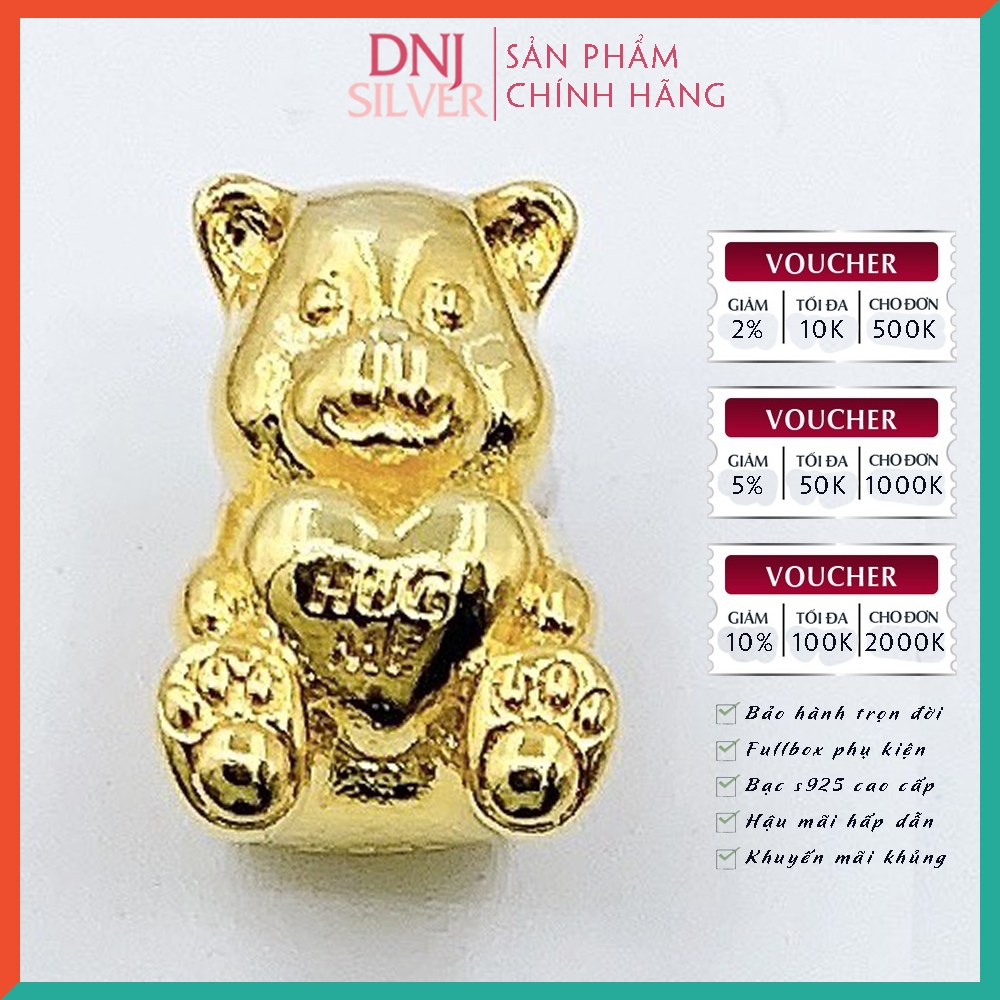 Vòng tay charm bạc 925 cao cấp - Bộ Vòng charm Chúc mừng sinh nhật với tình yêu, may mắn - Vòng tay dành cho nam và nữ