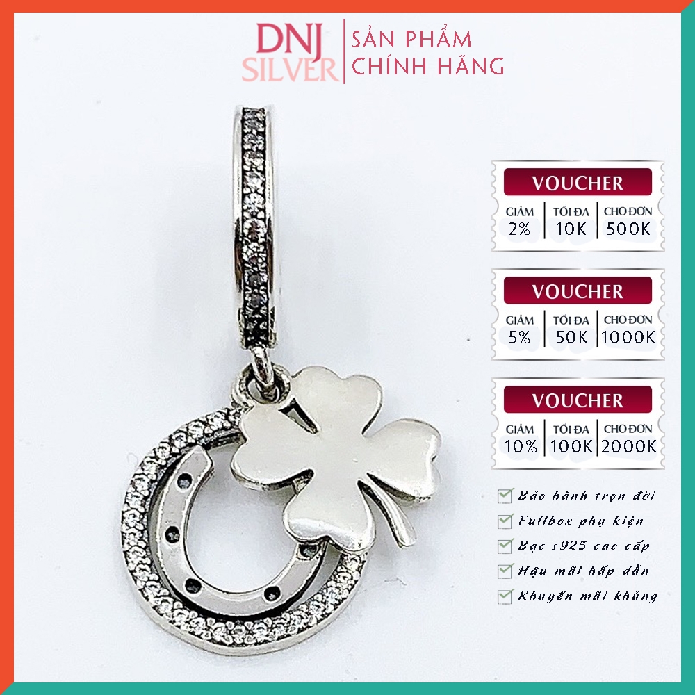 Vòng tay charm bạc 925 cao cấp - Bộ Vòng charm Tình yêu, Gia đình, Tài lộc, May mắn - Vòng tay dành cho nam và nữ