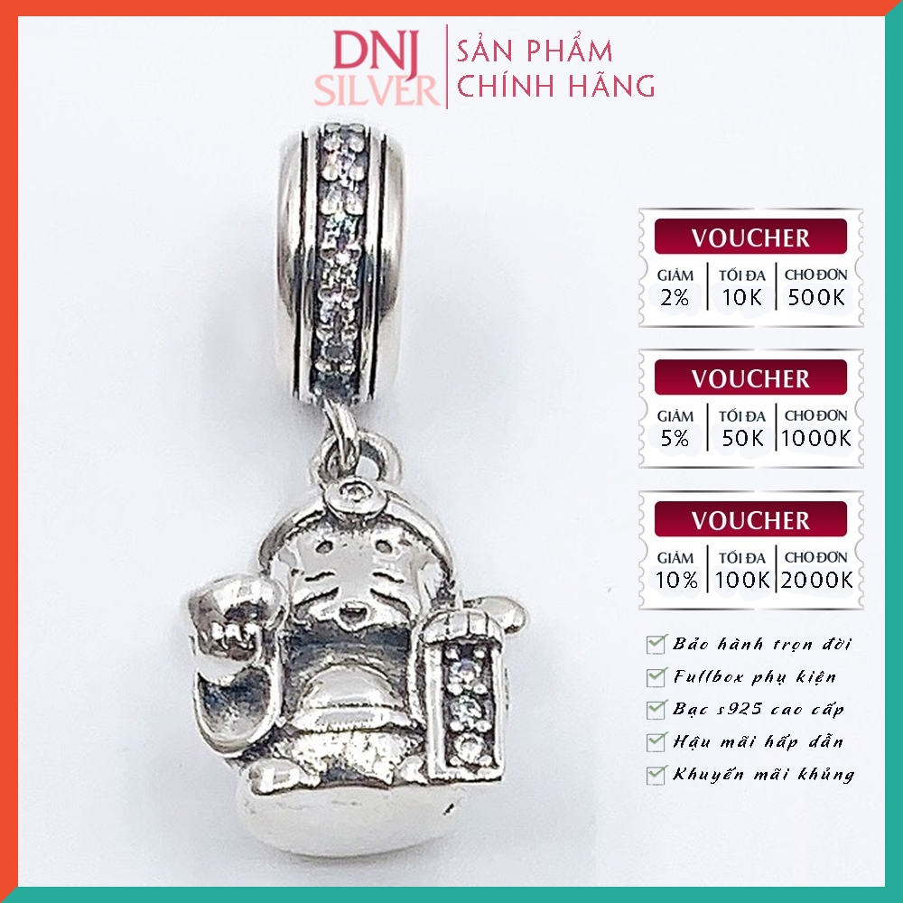 Vòng tay charm bạc 925 cao cấp - Bộ Vòng charm Thần Tài Tụ Bảo, An Khang Thịnh Vượng - Vòng tay dành cho nam và nữ