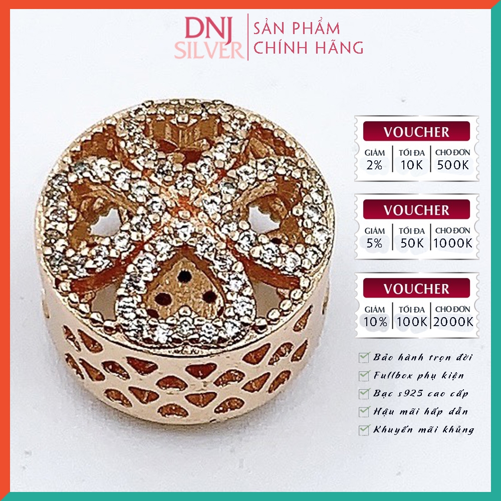 Vòng tay charm bạc 925 cao cấp - Bộ Vòng charm Tình yêu thuần khiết, ước mơ và quyền lực - Vòng tay dành cho nam và nữ