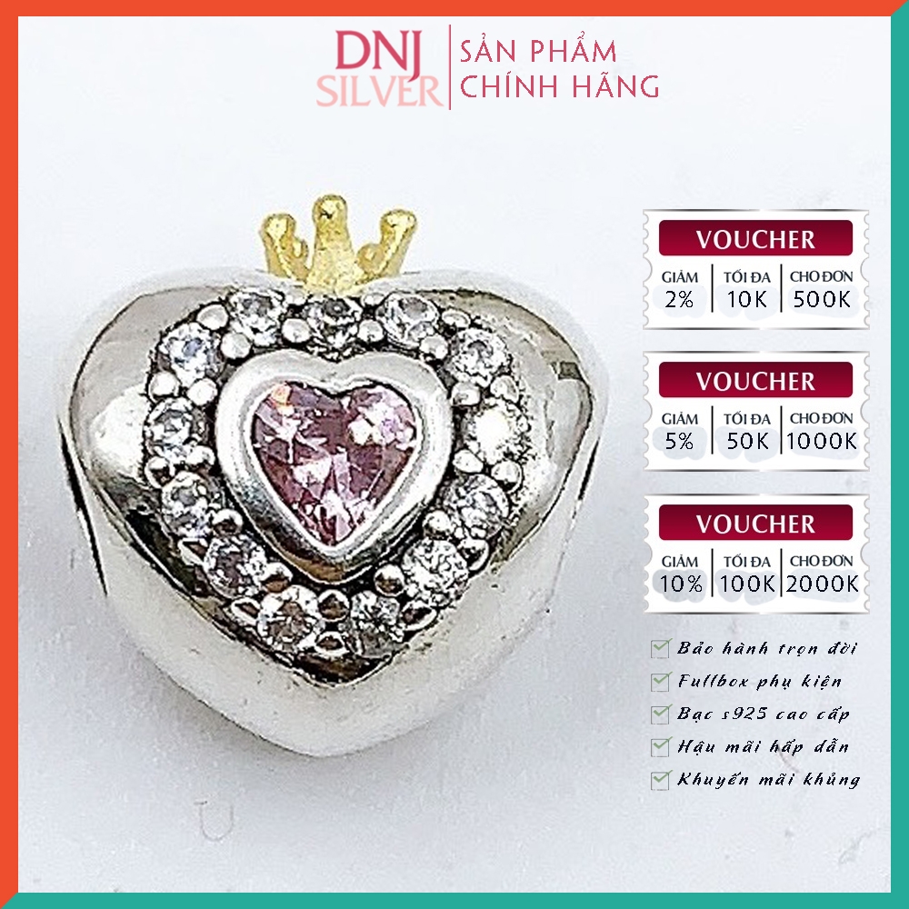 Vòng tay charm bạc 925 cao cấp - Bộ Vòng charm Có con gái là điều tuyệt với nhất - Vòng tay dành cho nam và nữ