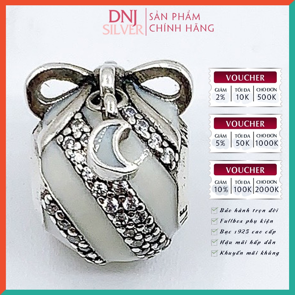 Vòng tay charm bạc 925 cao cấp - Bộ Vòng charm Tình yêu thuần khiết, ngây thơ, trong sáng - Vòng tay dành cho nam và nữ