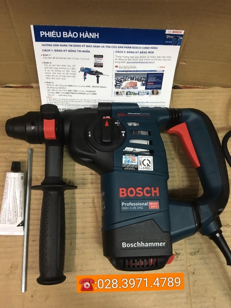 Máy Khoan Búa Bosch GBH 3-28 DRE 800W