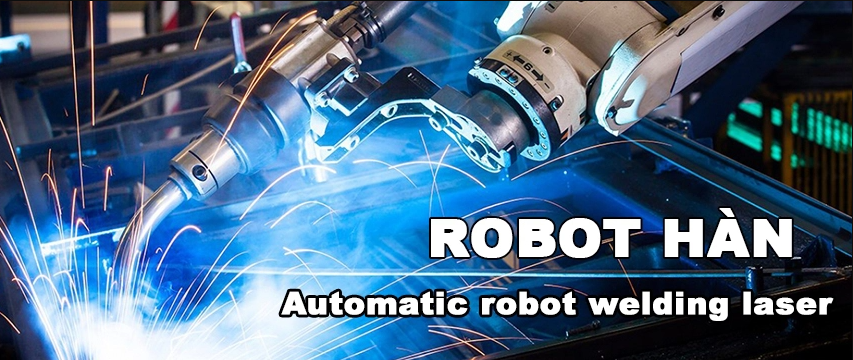 Automatic robot welding laser