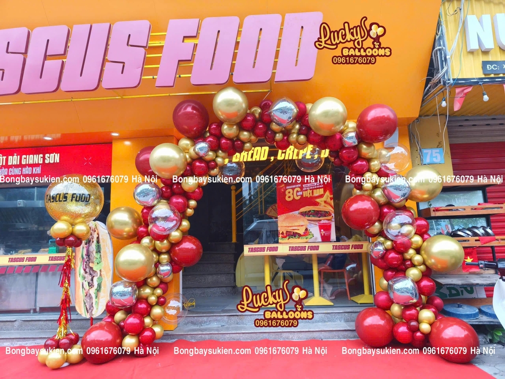 Dịch Vụ Trang Trí Cổng Bóng Bay Khai Trương Tại Hà Nội