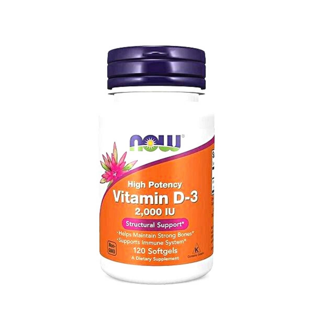 Now Vitamin D3 2000IU – 120 viên