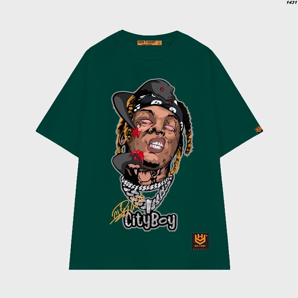 Áo phông LocalBrand City Boy 1431 form rộng tay lỡ nam nữ