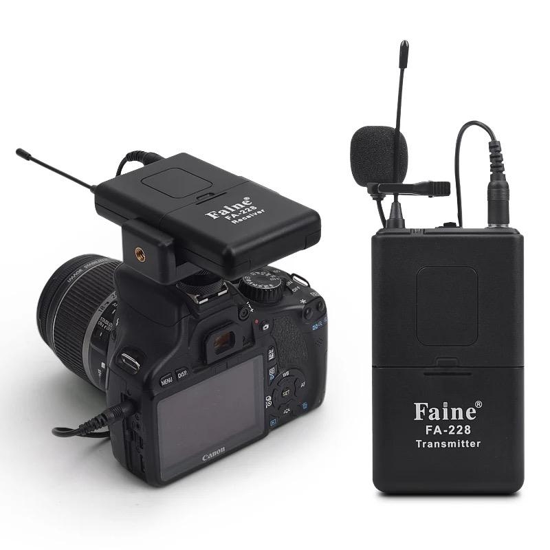 FAINE FA-228 thu phát dùng pin AA, cho máy quay, clip, giảng dạy