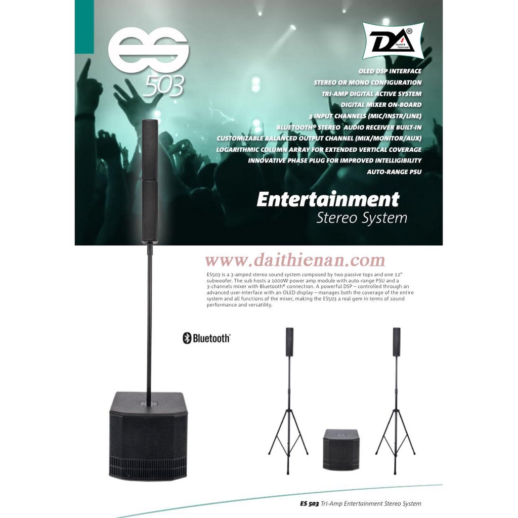 dB Technologies ES503 Stereo, viên ngọc về chất lượng âm thanh, chơi nhạc - nghe nhạc đẳng cấp luxury