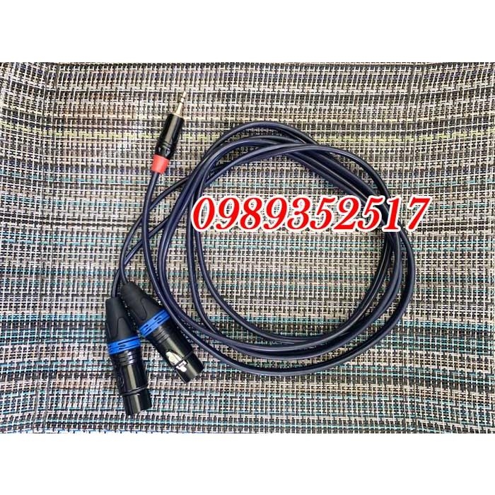 Dây Canon Đực 2 x XLR ra đầu 3.5mm