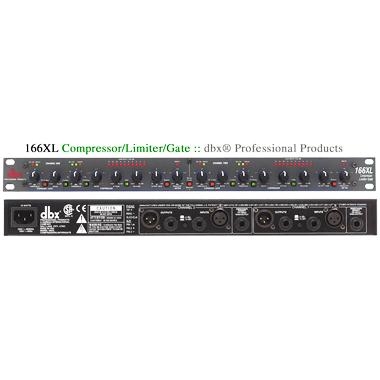 DBX 166XL Compressor/Limiter/Gate