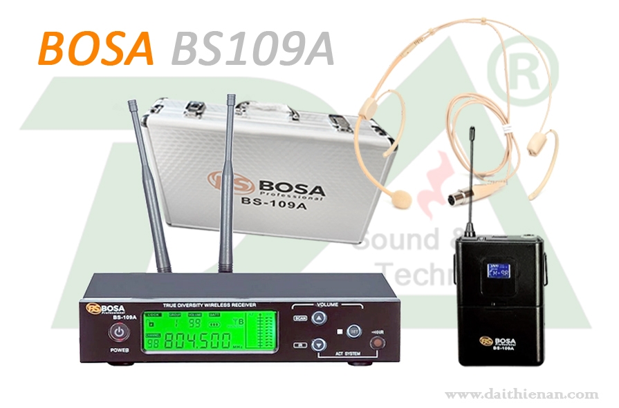 BOSA BS-109A Micro Máng Tai Chuyên Nghiệp, Sóng Mạnh, Ổn Định