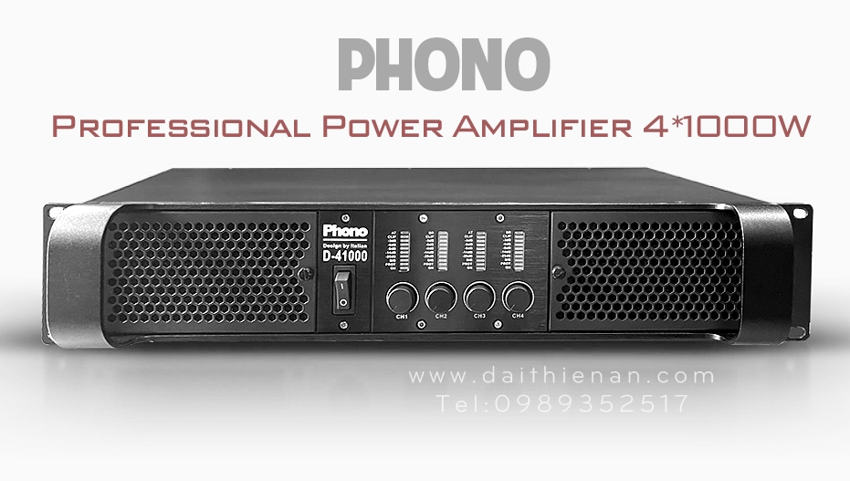 Phono D41000 4X1000W