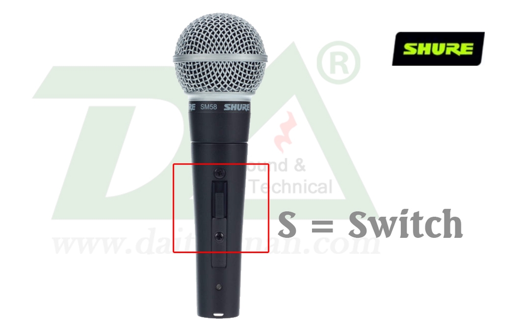 SHURE SM58S # Chính hãng