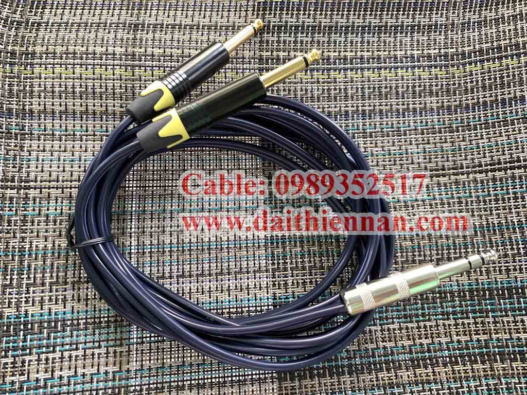 3M Dây stereo 6.3mm ra hai đầu 6.3mm Mono