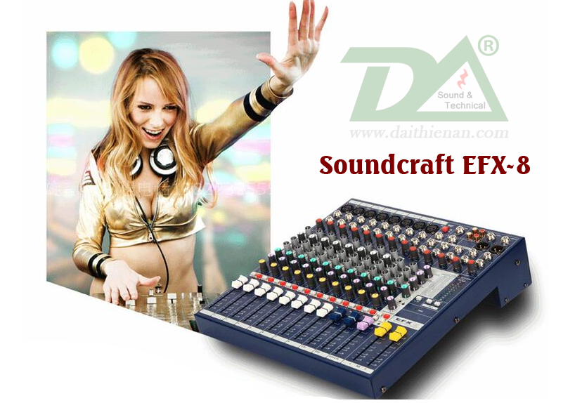 Soundcraft EFX-8 (CHINA) Loại 1, Hàng Tuyển Chuẩn Chơi Nhạc Đi Show
