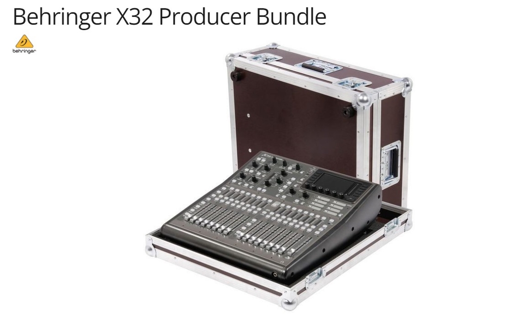 Case x32 Behringer Producer