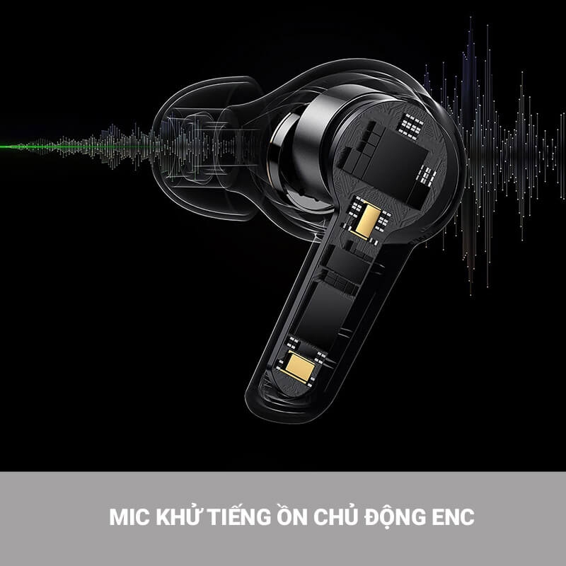 Tai Nghe True Wireless Chống Ồn, Xuyên Âm Soundpeats T3