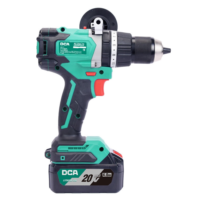 MÁY KHOAN ĐỘNG LỰC CÓ BÚA, KHÔNG CHỔI THAN DÙNG PIN DCA ADJZ03-13