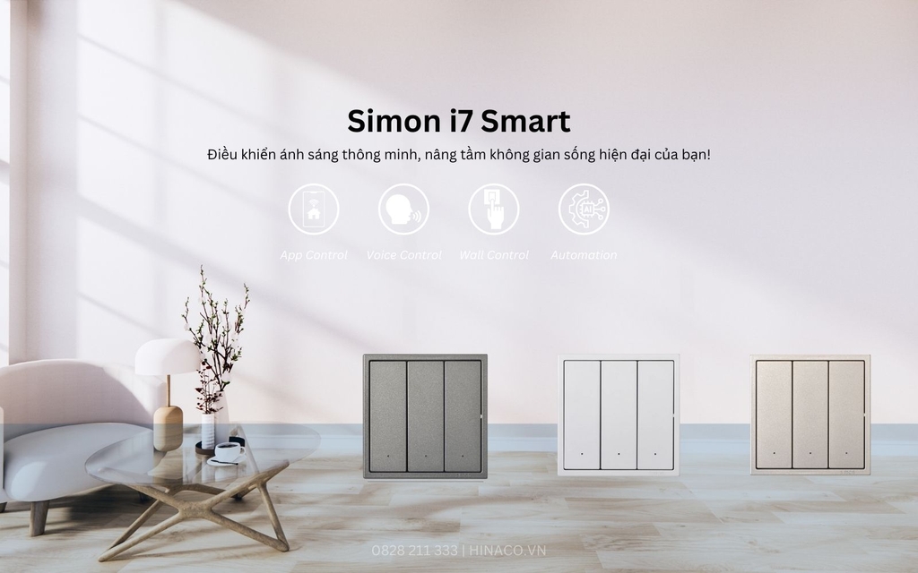 Module Công tắc Thông minh Simon i7 Smart 3 Kênh