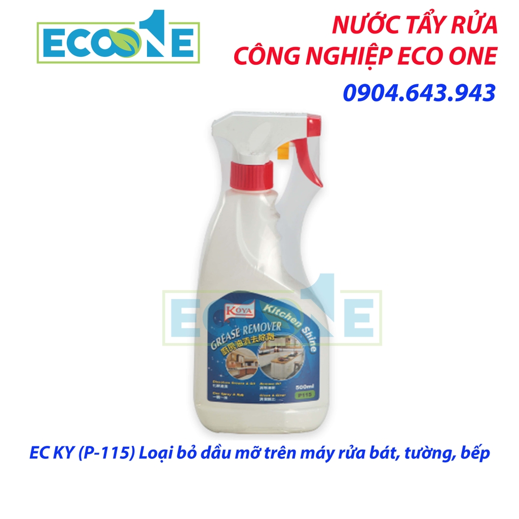 EC KY (P-115) Loại bỏ dầu mỡ trên máy rửa bát, tường, bếp