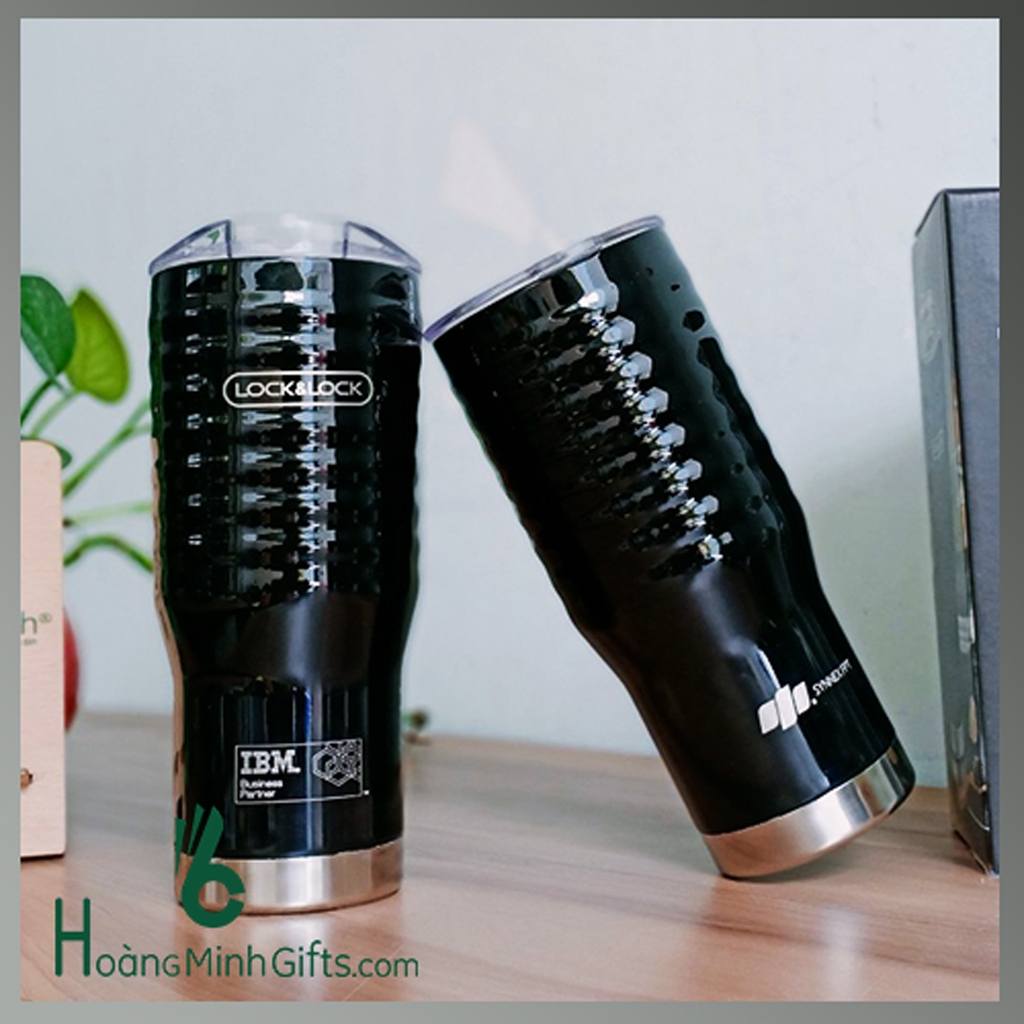 CỐC GIỮ NHIỆT LOCK&LOCK BLACK WAVE TUMBLER - KHÁCH HÀNG FPT