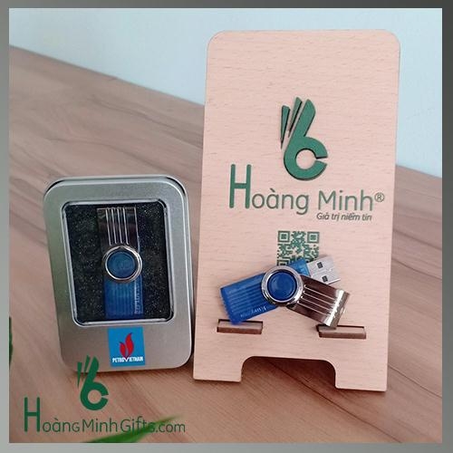 USB In Logo Nắp Xoay Nhựa Phối Kim Loại - Kh Petro Viet Nam