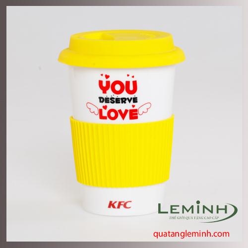 Cốc sứ Hàn Quốc Eco Cup - KH KFC