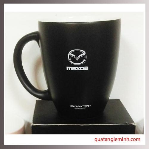 Cốc sứ Hàn Quốc Pastel Mug Cup  AC in logo Mazda