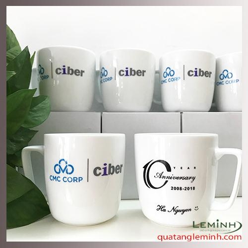 Ca sứ Minh Long in logo - CMC Ciber