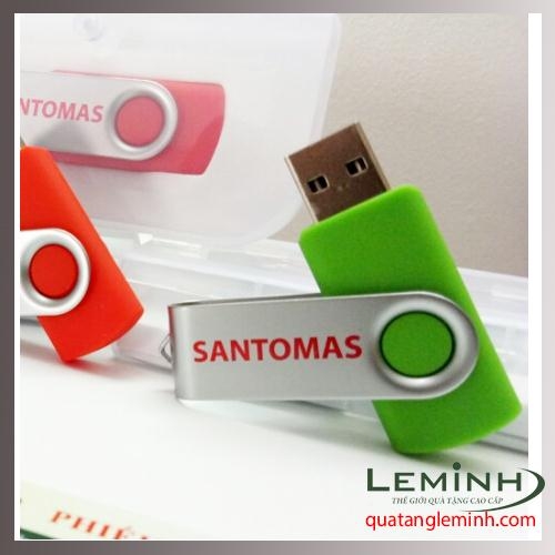 USB Kim loại xoay - Khách hàng Santomas