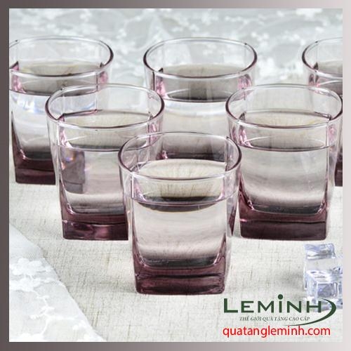 Bộ cốc thủy tinh 6 chiếc Luminarc300ml - pink