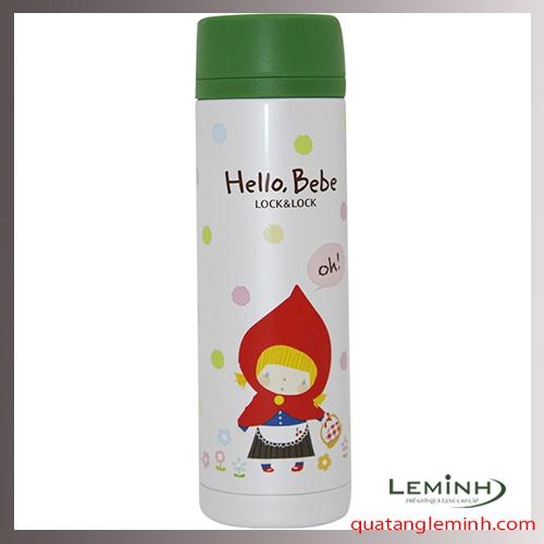 Bình Giữ Nhiệt Hello Bebe Hình Bông Tuyết Lock&Lock HBB319 (330ml)