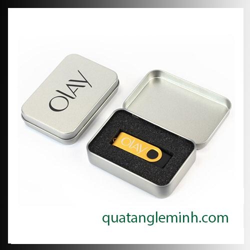 USB quà tặng - Hộp USB - Hộp thiếc nhỏ không kính