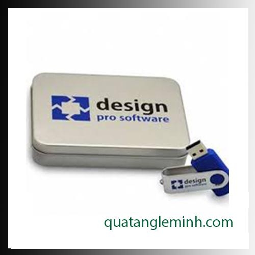 USB quà tặng - Hộp USB - Hộp thiếc không kính to