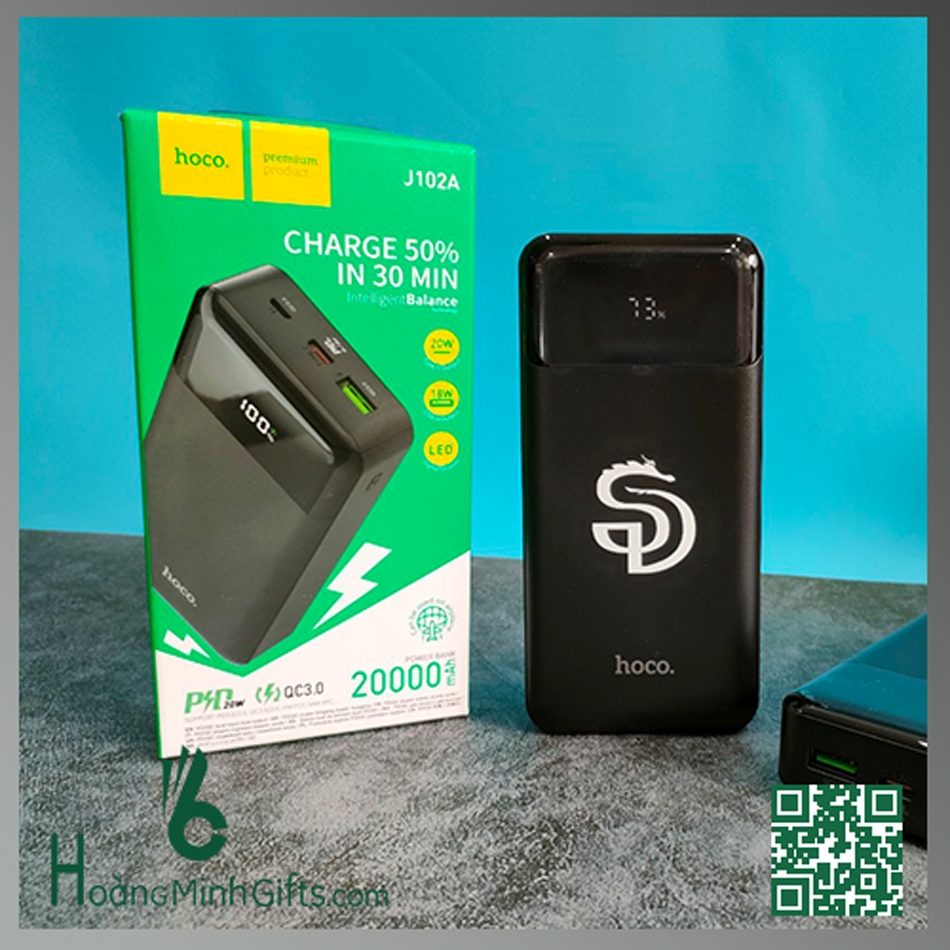 PIN SẠC DỰ PHÒNG HOCO J102A 20.000mAH - KHÁCH HÀNG SÂN ĐÌNH