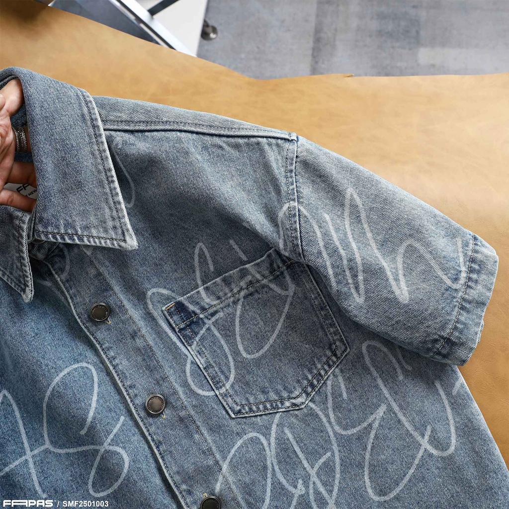 Sơ Mi Jean Fapas Relaxed Ago