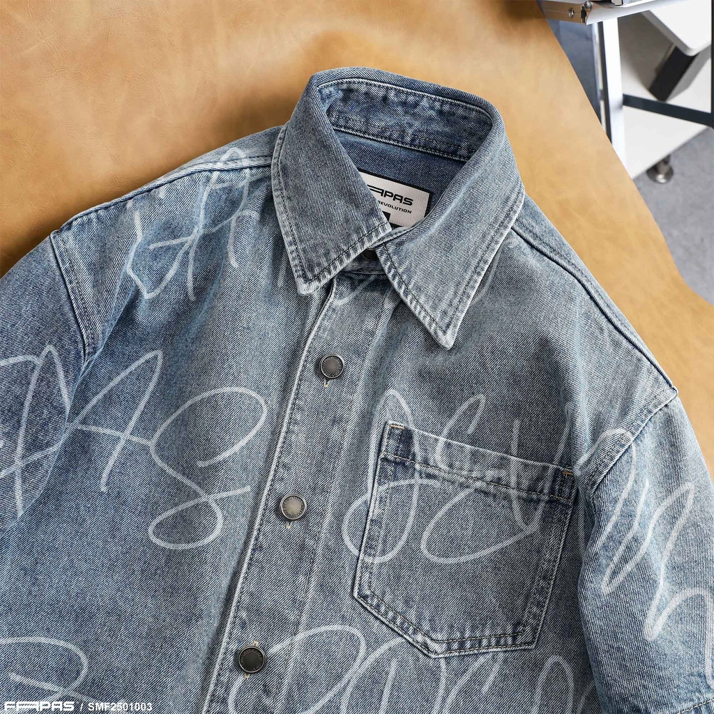 Sơ Mi Jean Fapas Relaxed Ago