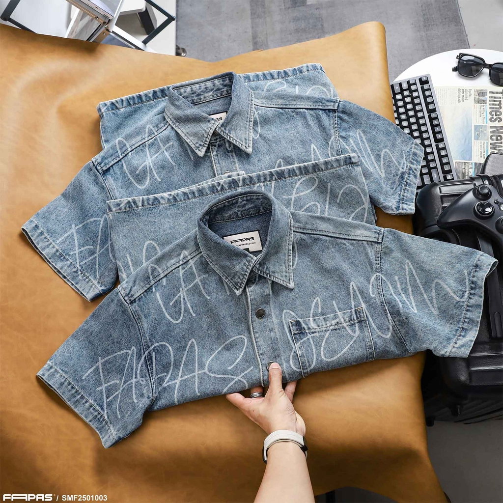 Sơ Mi Jean Fapas Relaxed Ago