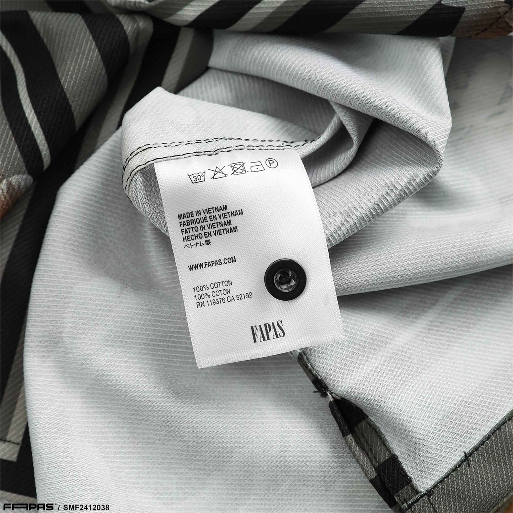 Sơ Mi Tay Ngắn Fapas Relaxed Flyn