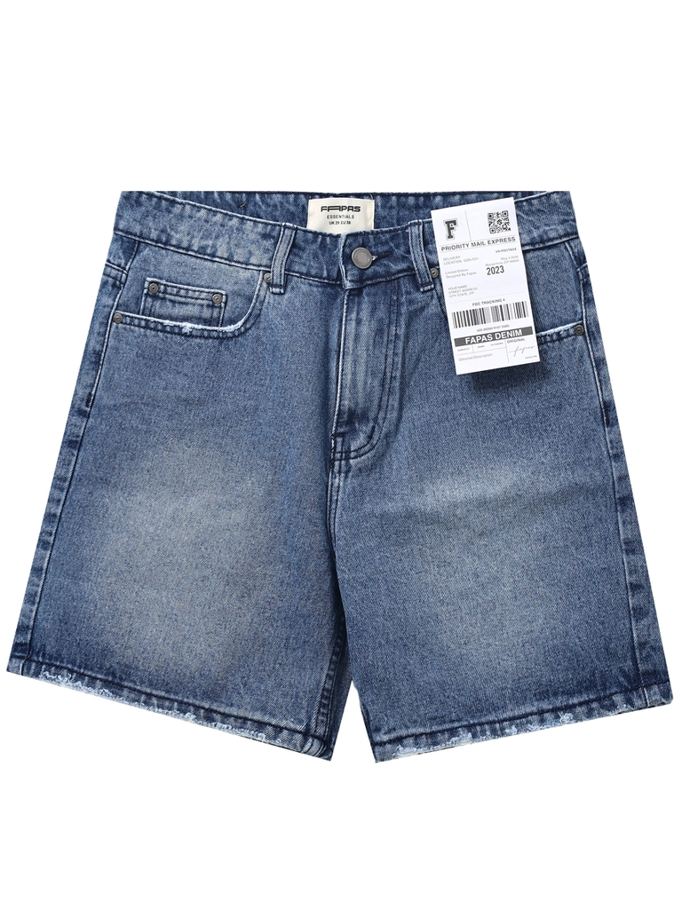 Quần Shorts Jean Relaxed Ruber