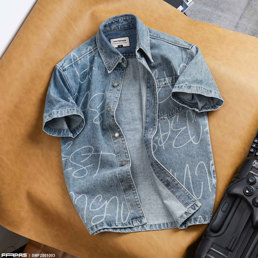 Sơ Mi Jean Fapas Relaxed Ago