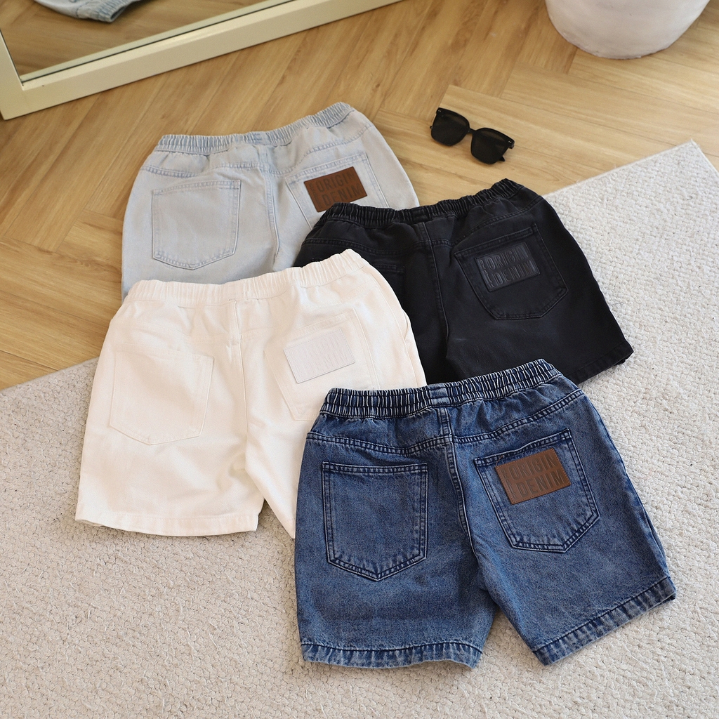 Quần Shorts Jean Relaxed Pick