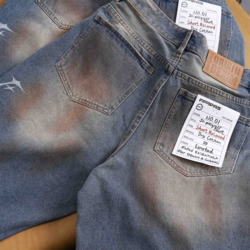 Short Jean Fapas Straight Fit Rapstar